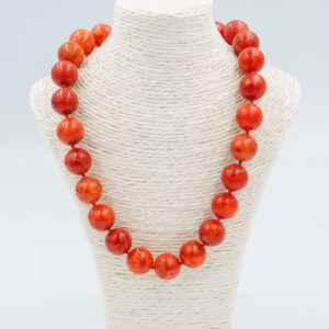 Collar Coral Manzana Natural