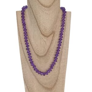 collar amatista facetada y plata de ley Minerales Bilbao Envíos