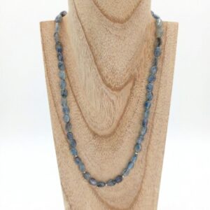 collar de cianita y plata de ley Minerales Bilbao Envíos