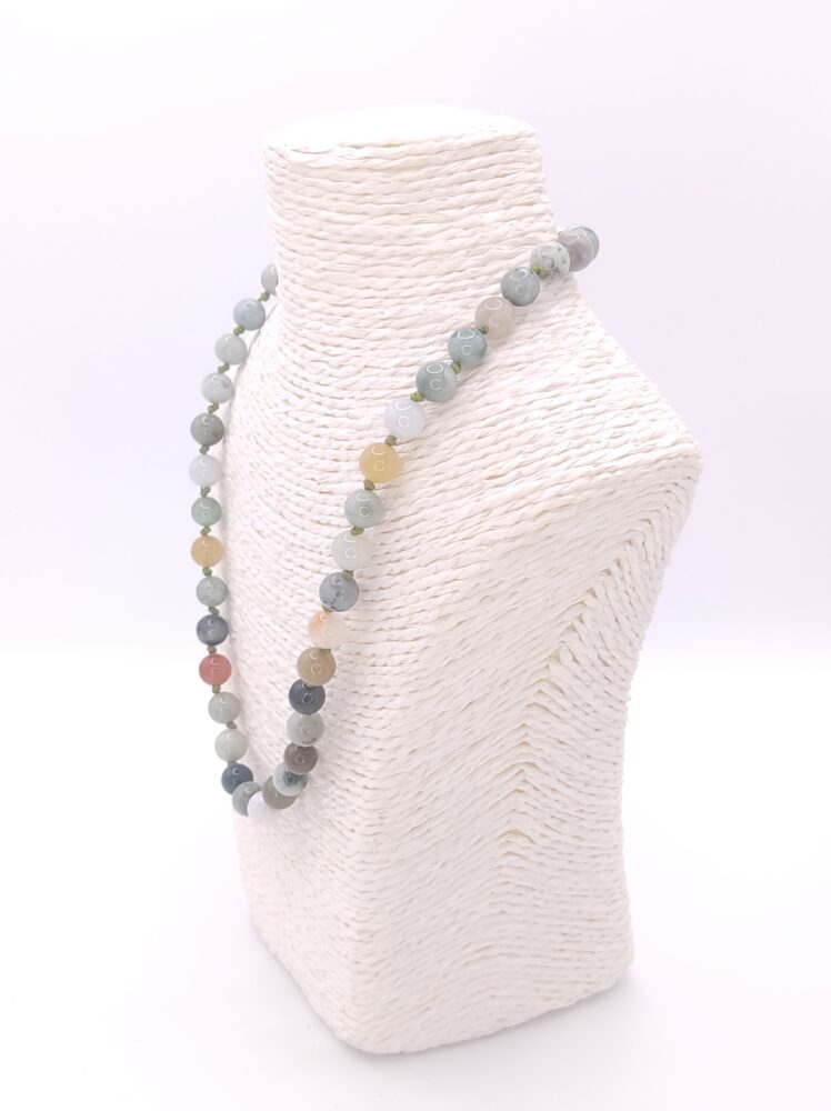 Collar de Jade, Jadeita Burma natural - Imagen 2