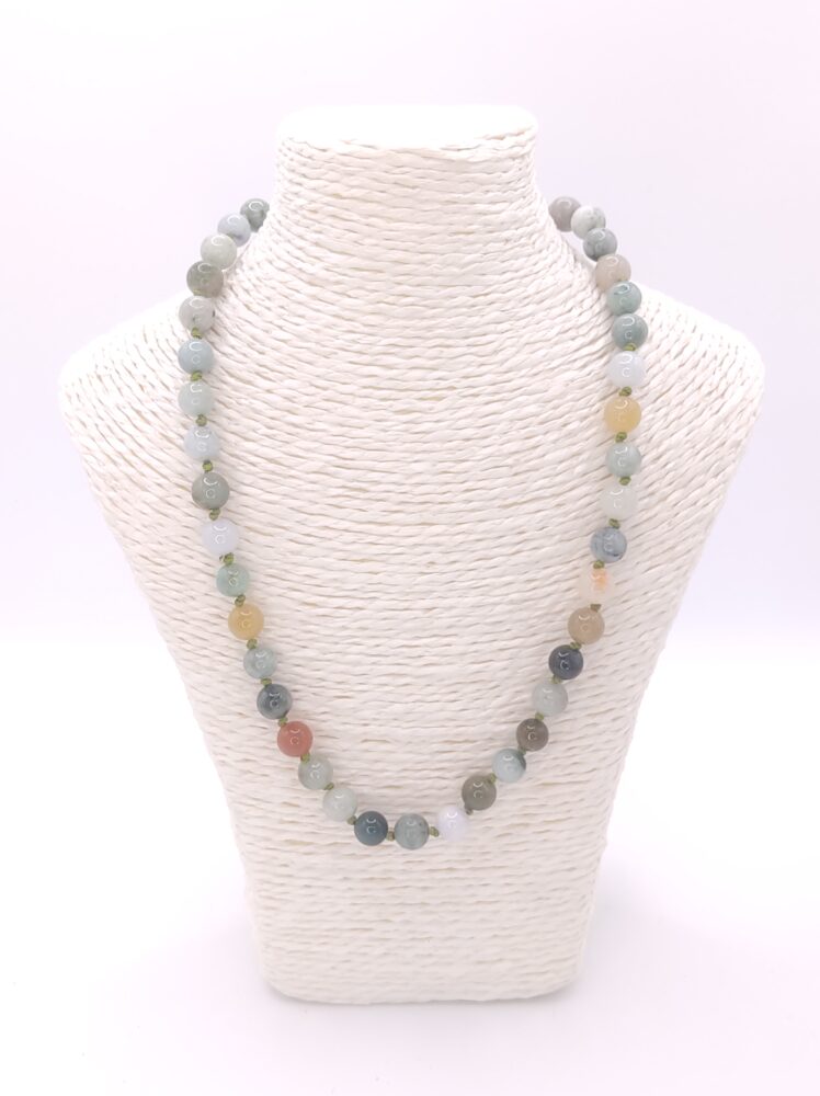 collar de jade, jadeita burma natural minerales bilbao centro cenith