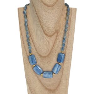 collar de cianita y y gold filled Minerales Bilbao Envíos