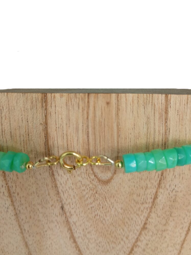 collar crisoprasa extra y gold filled Minerales Bilbao Envíos