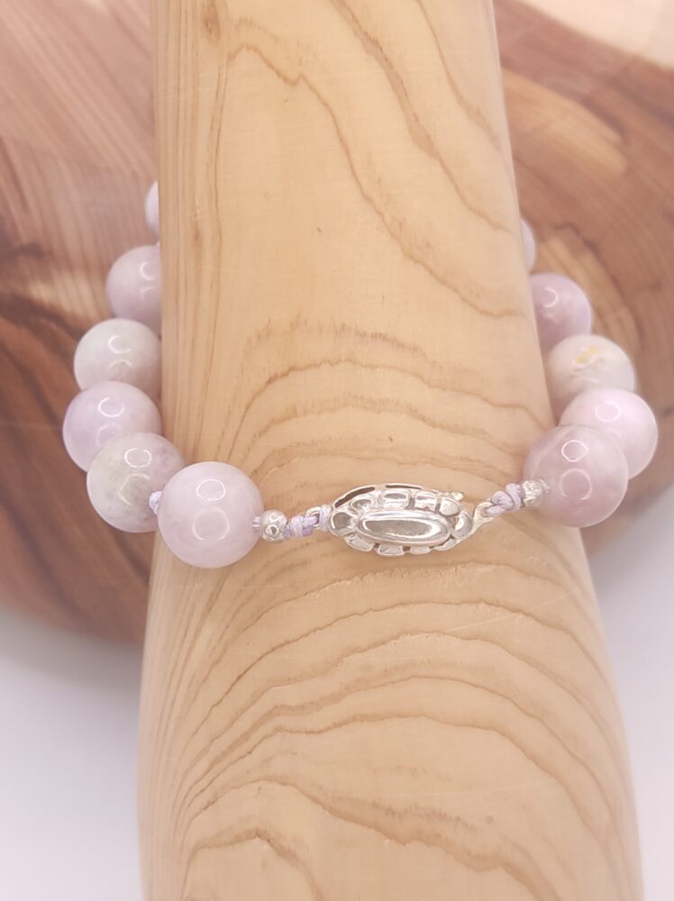 pulsera de kunzita o espodumena minerales bilbao centro cenith