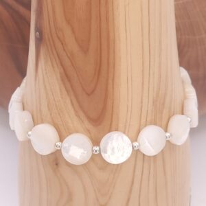 pulsera de nacar facetado minerales bilbao centro cenith