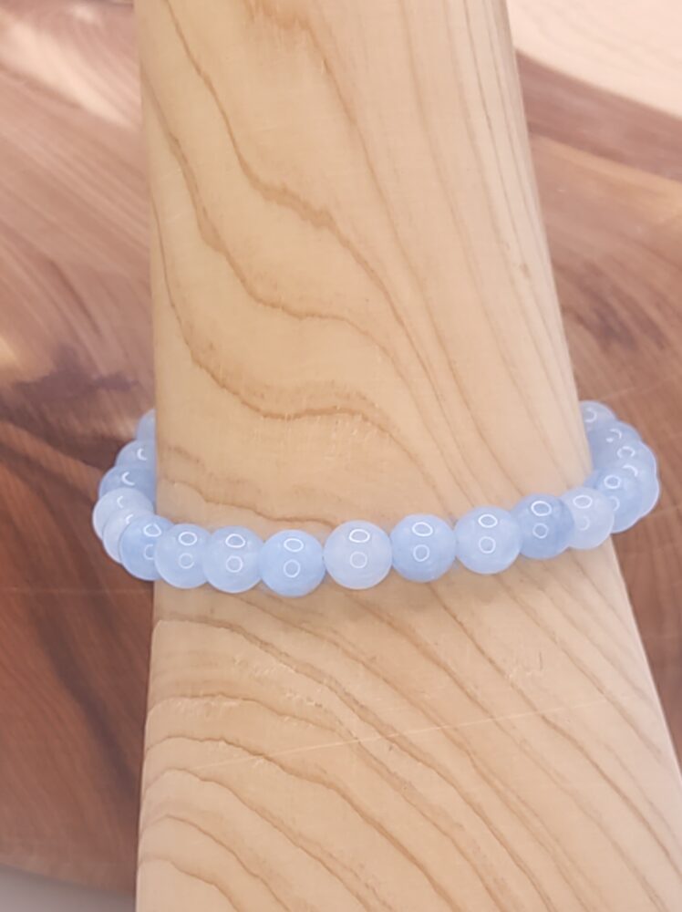 pulsera ágata azul minerales bilbao centro cenith