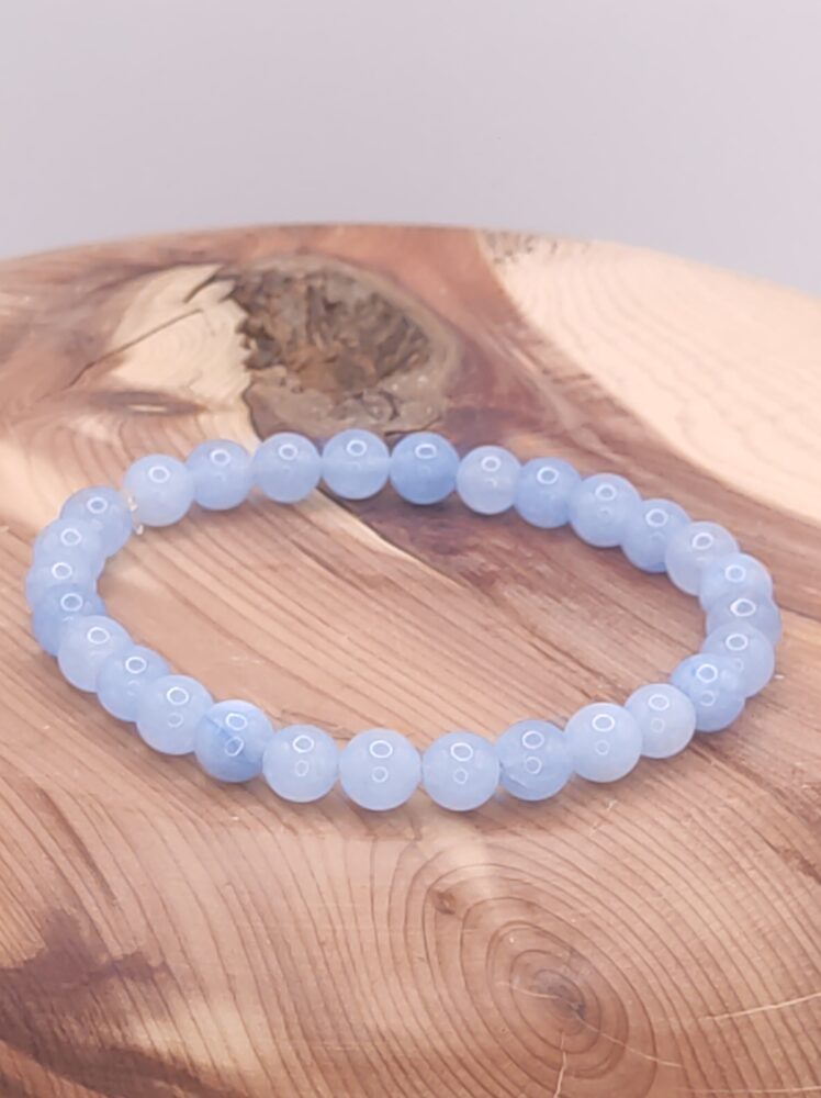 pulsera ágata azul minerales bilbao centro cenith