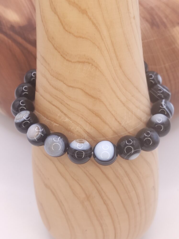 pulsera ágata ojo de shiva minerales bilbao centro cenith