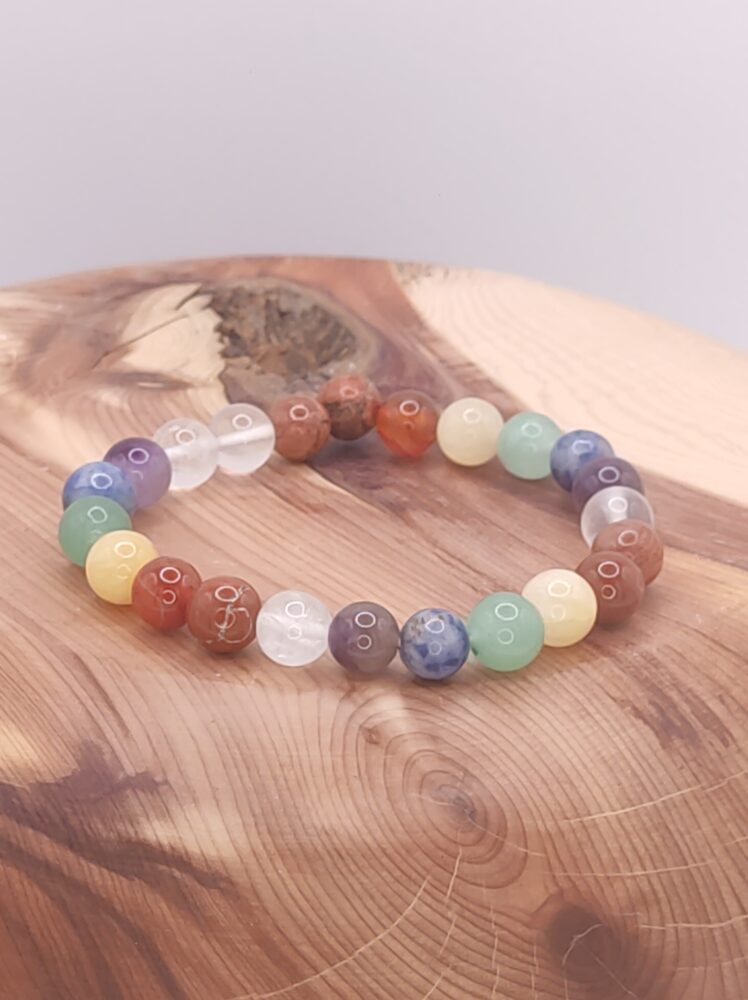 Pulsera de Minerales Mixtos naturales - Imagen 2