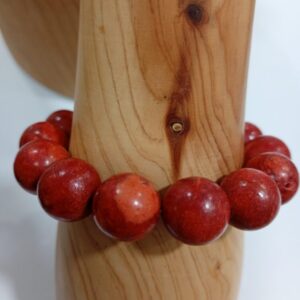 Pulsera de Coral Manzana Minerales Bilbao Envíos