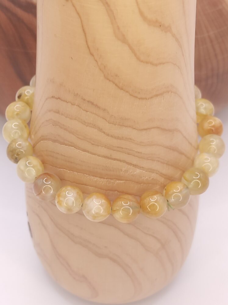 pulsera cuarzo rutilado minerales bilbao centro cenith