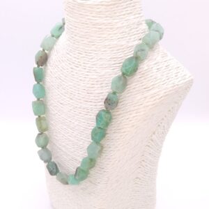 collar crisoprasa rombo