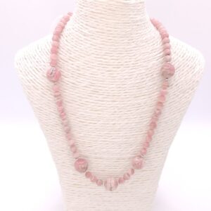 collar de rodocrosita