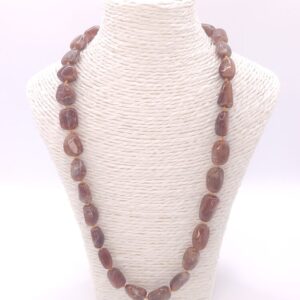 collar de piedra sol alubia natural