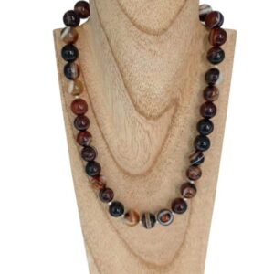 Collar Sardónice y Plata de Ley Minerales Bilbao Envíos