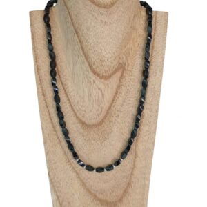 collar obsidiana y plata de ley Minerales Bilbao Envíos