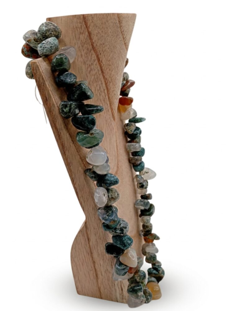 Collar de Jaspes y Ágatas rodados Minerales Bilbao Envíos