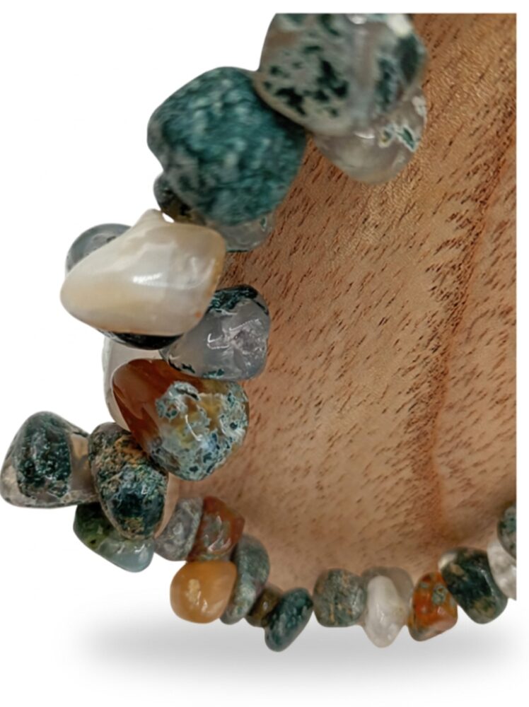 Collar de Jaspes y Ágatas rodados Minerales Bilbao Envíos