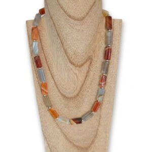 collar ágatas y plata de ley Minerales Bilbao Envíos